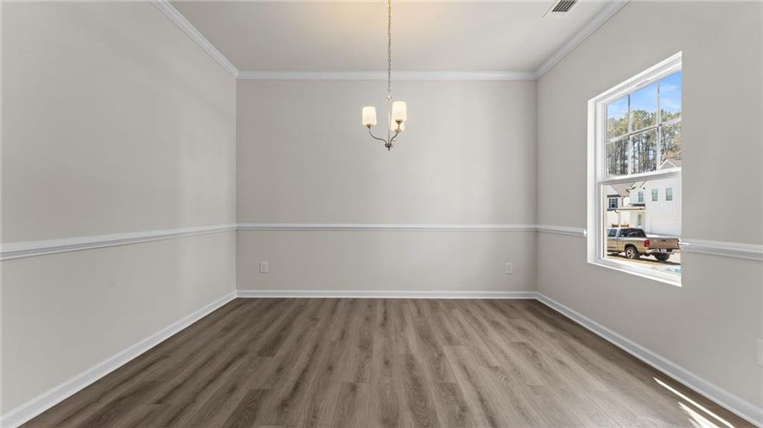 Spacious, unfurnished interior of a new home in The Reserve at Willow Oaks, Canton (Image 11).