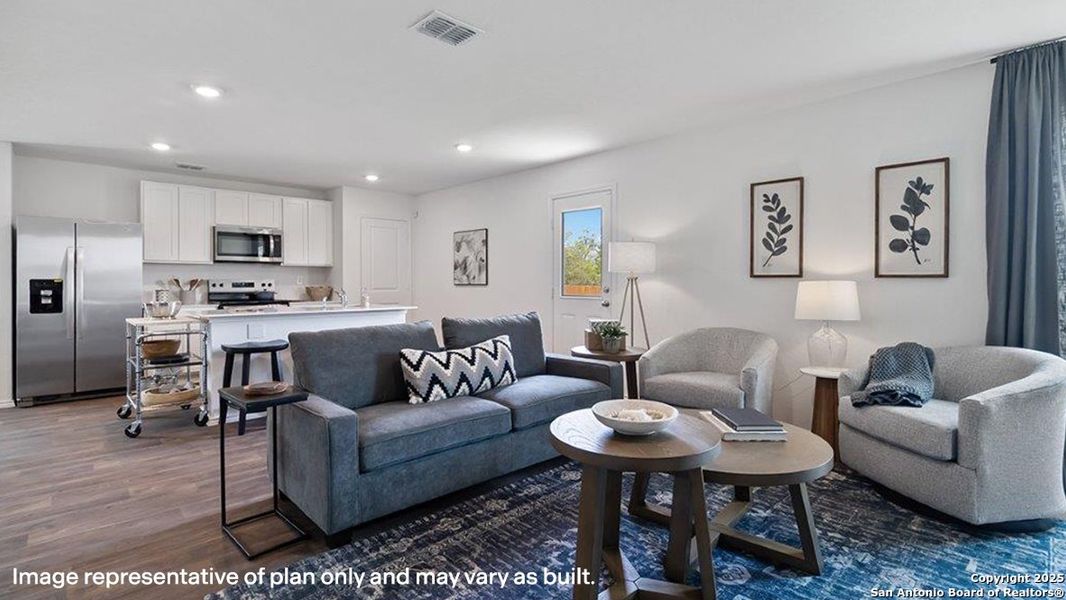 Furnished interior view inside a new home in Riverstone at Westpointe, San Antonio (Image 29).