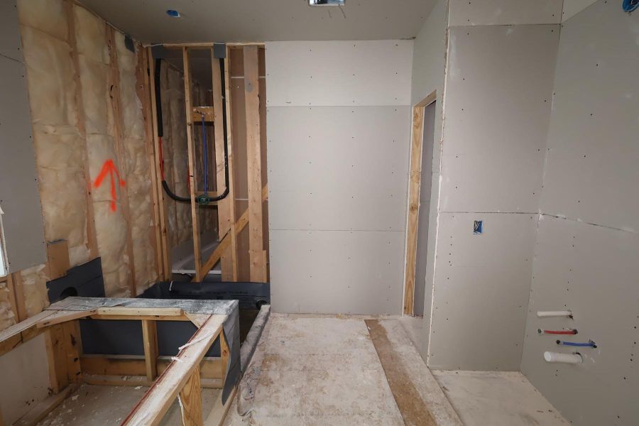 In-progress construction of a new home in Retreat at Oak Park, Houston, TX (Image 8).