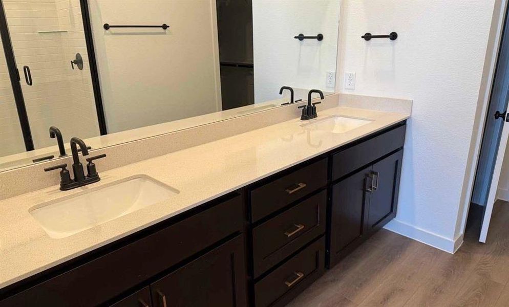 Primary Bathroom Construction Progress featuring the Oxford Collection