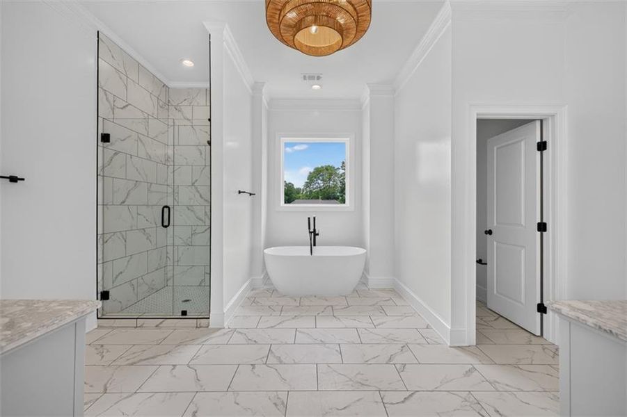 Furnished interior view inside a new home in , Hoschton (Image 17).