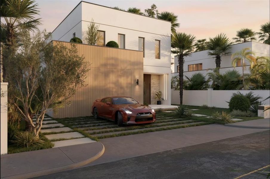 Exterior details and patio area of a home in , Sarasota (Image 24).