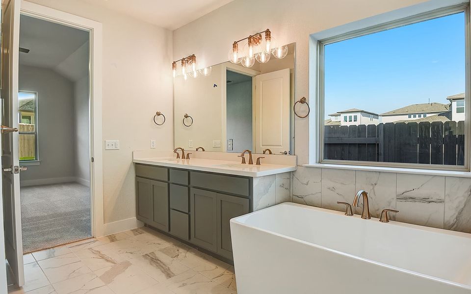 Furnished interior view inside a new home in Easton Park, Austin (Image 3).