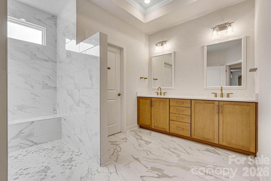 Furnished interior view inside a new home in The Courtyards at Lake Davidson, Mooresville (Image 13).