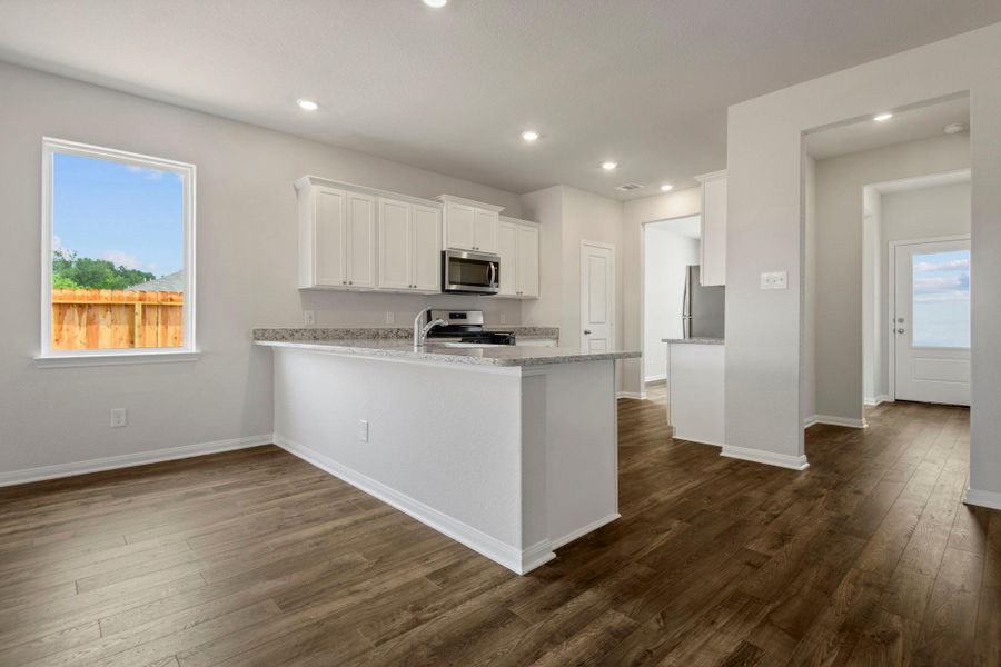 Furnished interior view inside a new home in Trails at Cochran Ranch, Waller (Image 4).