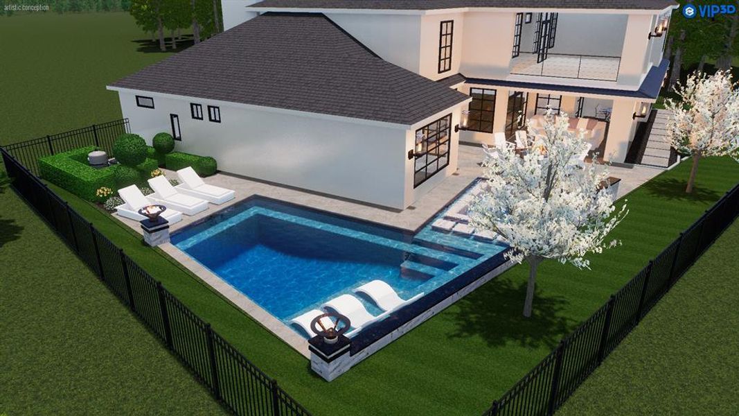 ** VIRTUAL POOL RENDERING ONLY **