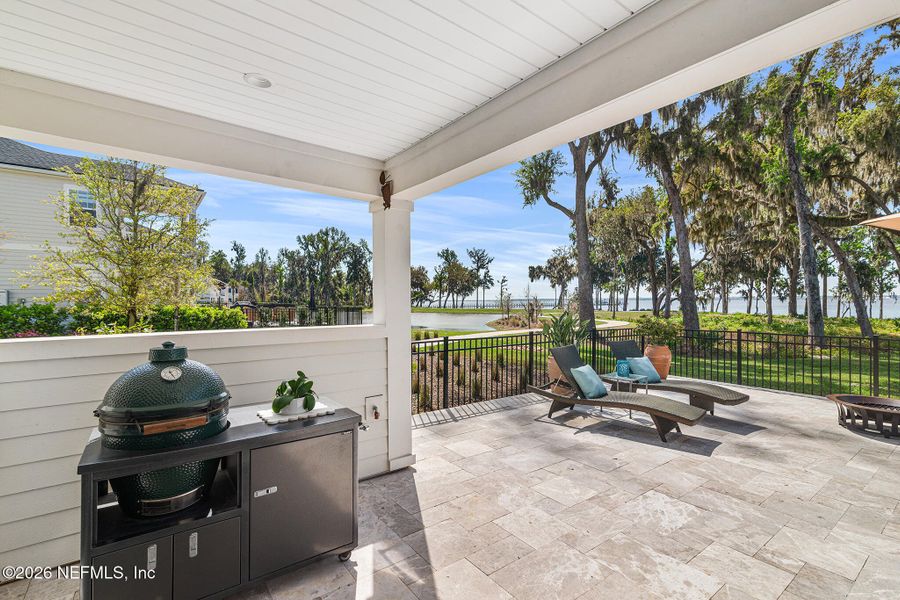 Exterior details and patio area of a home in , St. Johns (Image 33).