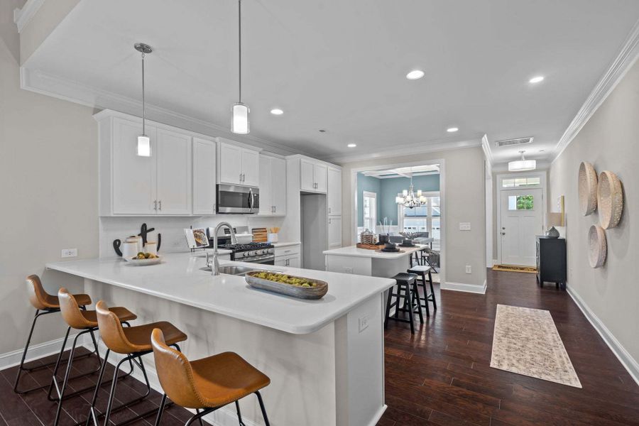 Representative furnished interior of a home built from the Rivermist by Caviness & Cates Communities in Maggie Way, Wendell (Image 216).