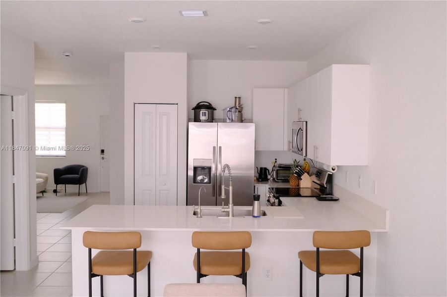 Furnished interior view inside a new home in , Miami (Image 4).