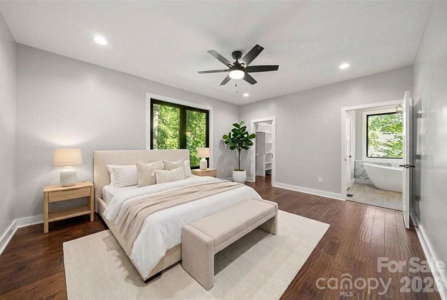 Furnished interior view inside a new home in , Candler (Image 14).