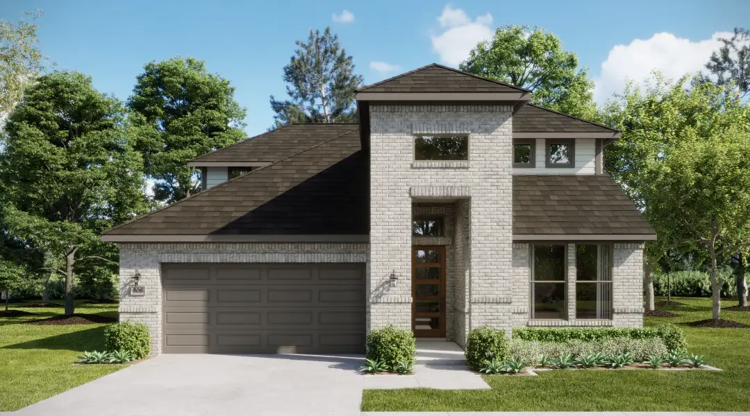 Representative exterior photo of a completed home built from the Retreat by Risewell Homes in El Dorado, Granbury, TX (Image 3).