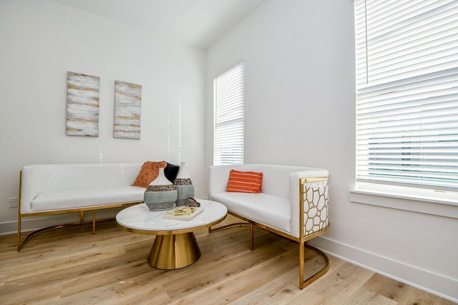 Furnished interior view inside a new home in , Houston (Image 13).