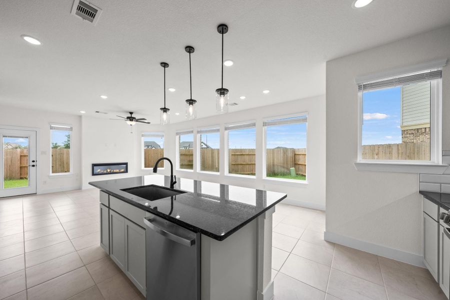 Furnished interior view inside a new home in , Katy (Image 11).