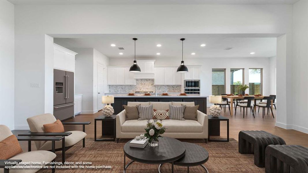 Furnished interior view inside a new home in North Sky 65', Celina (Image 7). Furnished interior view inside a new home in North Sky 65', Celina (Image 7).