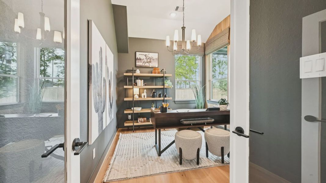 Representative furnished interior of a home built from the Tanlay by Chesmar Homes in Kresston Chateau, Montgomery (Image 19). Representative furnished interior of a home built from the Tanlay by Chesmar Homes in Kresston Chateau, Montgomery (Image 19).