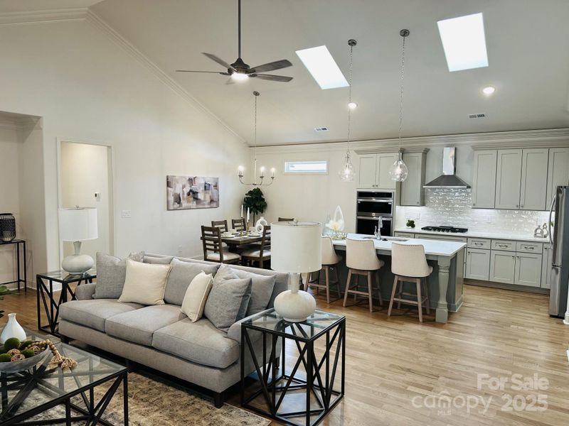 Furnished interior view inside a new home in , Denver (Image 8). Furnished interior view inside a new home in , Denver (Image 8).