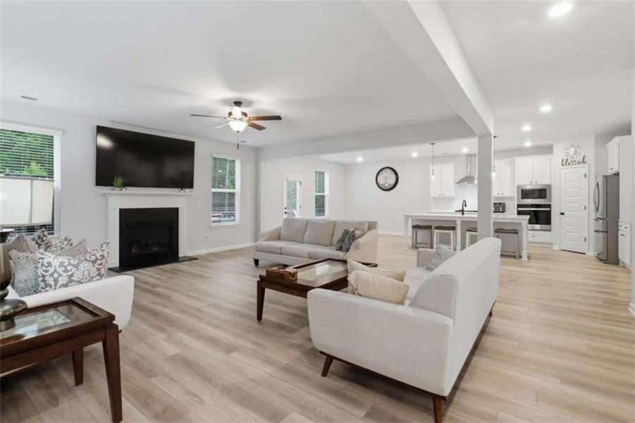 Furnished interior view inside a new home in Trinity Park, McDonough (Image 41).