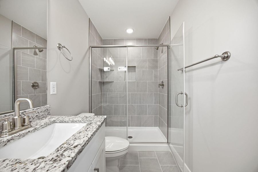 Modern Bathroom With Designer Finishes in The Anderson