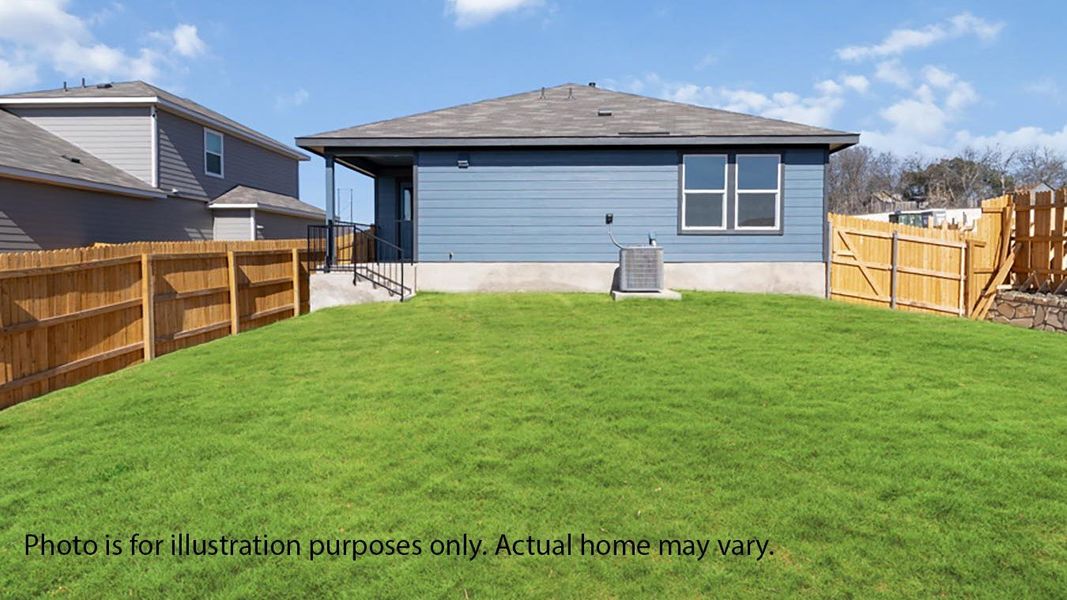 Exterior details and patio area of a home in Talavera, Kyle (Image 4). Exterior details and patio area of a home in Talavera, Kyle (Image 4).