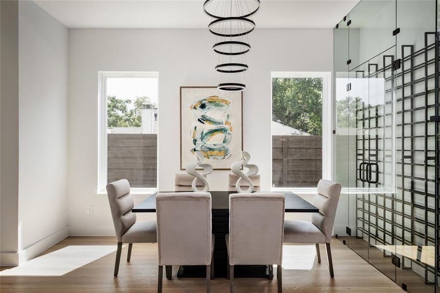 Furnished interior view inside a new home in , Dallas (Image 11). Furnished interior view inside a new home in , Dallas (Image 11).