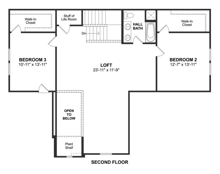 2D floor plan layout for the Munich ESP by K. Hovnanian® Homes in Monterra, Rockwall, TX (Image 5). 2D floor plan layout for the Munich ESP by K. Hovnanian® Homes in Monterra, Rockwall, TX (Image 5).