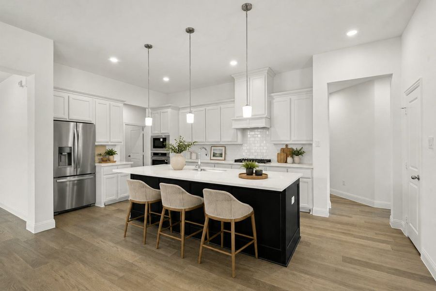 Furnished interior view inside a new home in Stone Eagle, Azle (Image 7).
