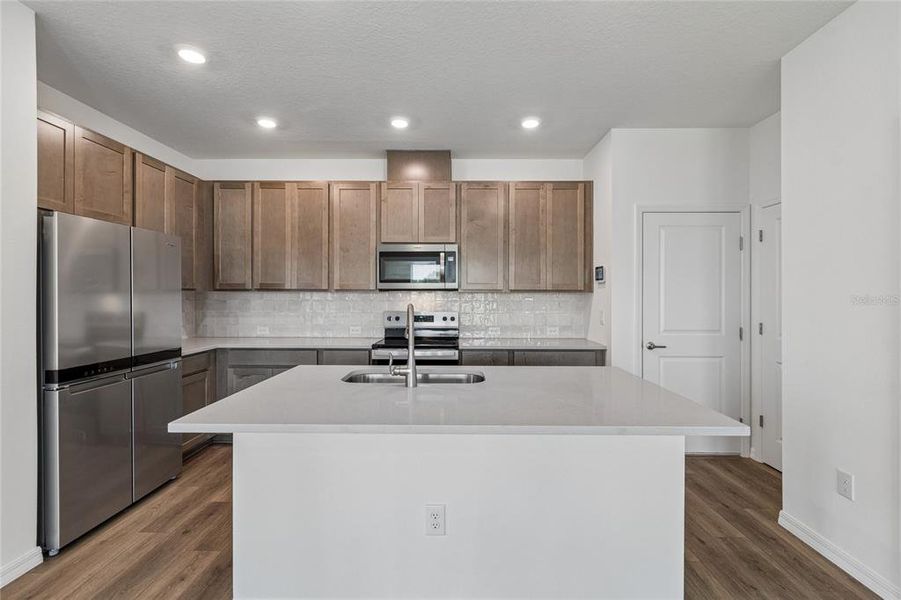 Furnished interior view inside a new home in Waterset Townhomes, Apollo Beach (Image 8).