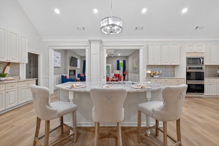 Furnished interior view inside a new home in , Oxford (Image 10).