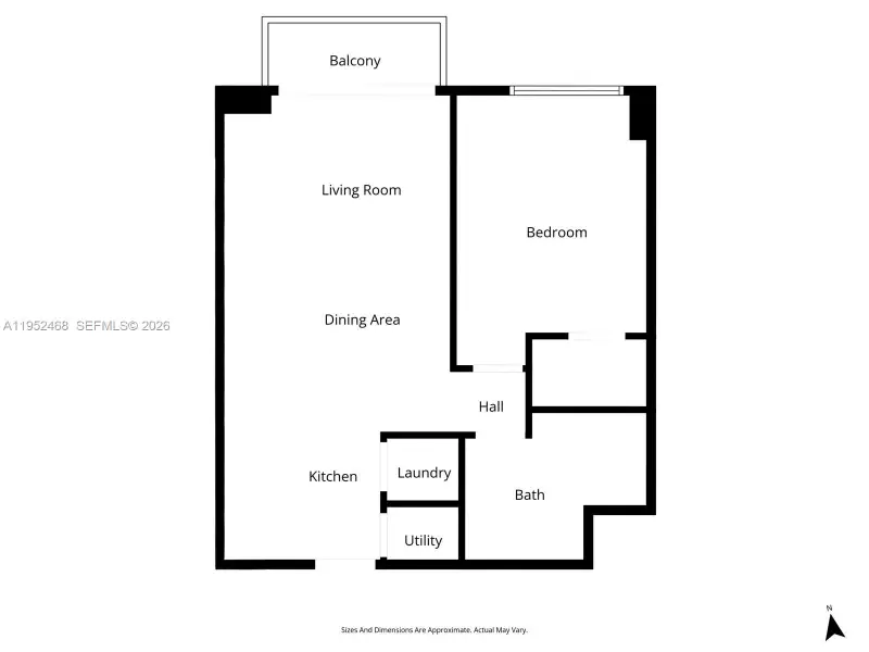 2D floor plan layout of this home in , Miami, FL (Image 4).