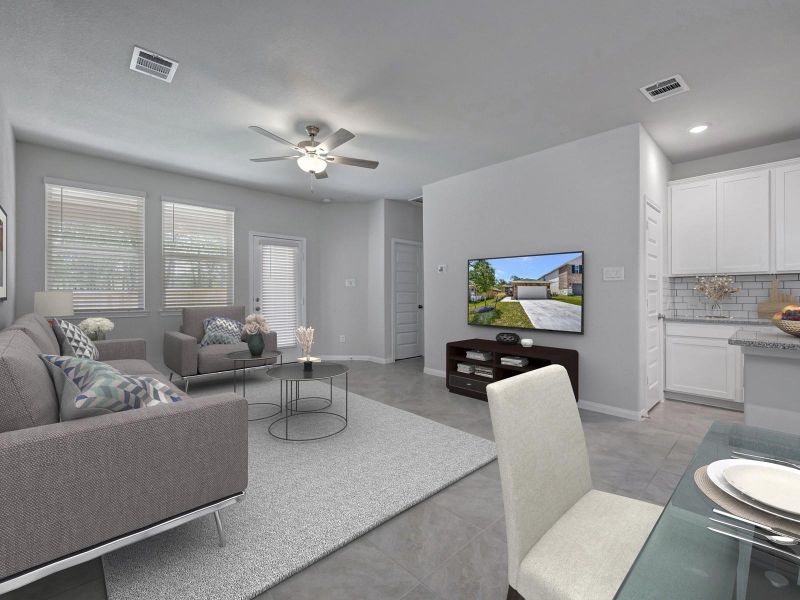 Photo is not of the actual home, but is an inspirational photo of builder’s model home and may depict options, furnishings, and/or decorator features that are not included Photo is not of the actual home, but is an inspirational photo of builder’s model home and may depict options, furnishings, and/or decorator features that are not included