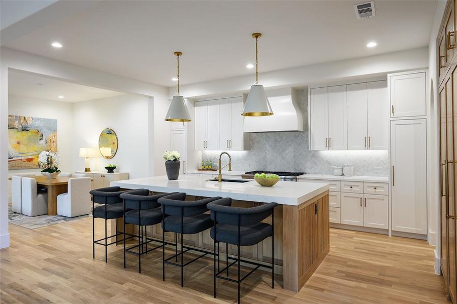 Furnished interior view inside a new home in , Dallas (Image 14). Furnished interior view inside a new home in , Dallas (Image 14).