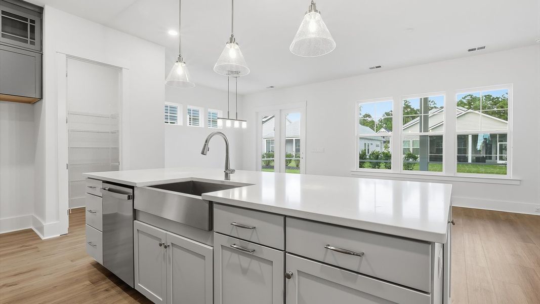 Representative furnished interior of a home built from the Eden by DRB Elevate. in Summerwind Crossing at Lakes of Cane Bay, Summerville (Image 8).