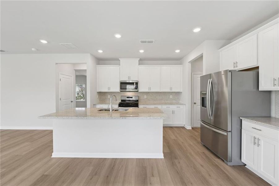 Furnished interior view inside a new home in Preserve at Mountain Creek, Pendergrass (Image 14).