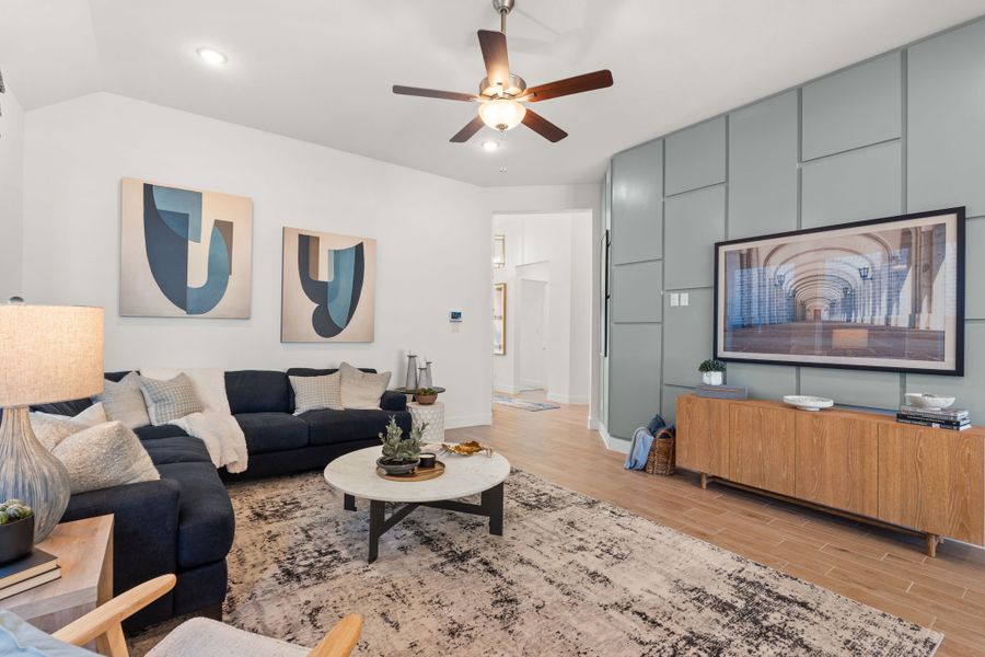 Furnished interior view inside a new home in Brookewater, Rosenberg (Image 31).