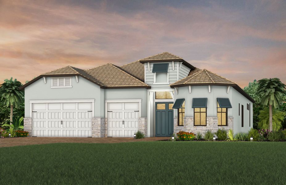 Exterior CO3 with stone detail Exterior CO3 with stone detail