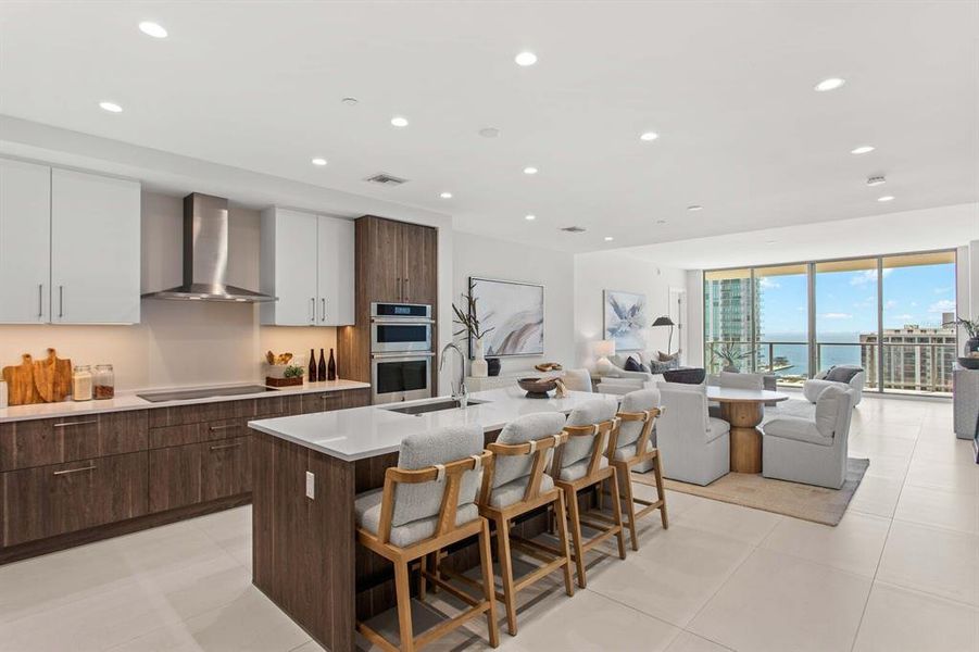 Furnished interior view inside a new home in , St. Petersburg (Image 7).