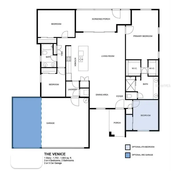 2D floor plan layout of this home in , Palm Coast, FL (Image 4).