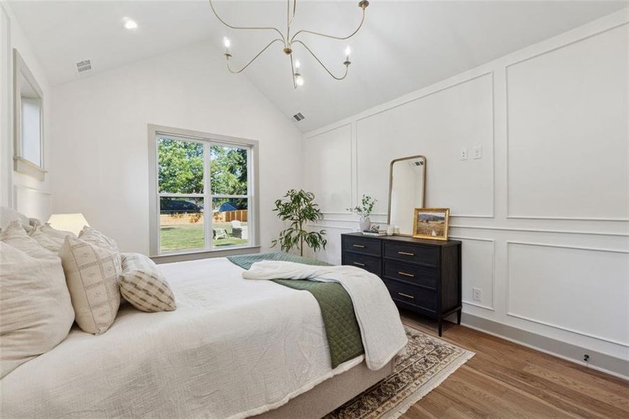 Furnished interior view inside a new home in , Marietta (Image 29).