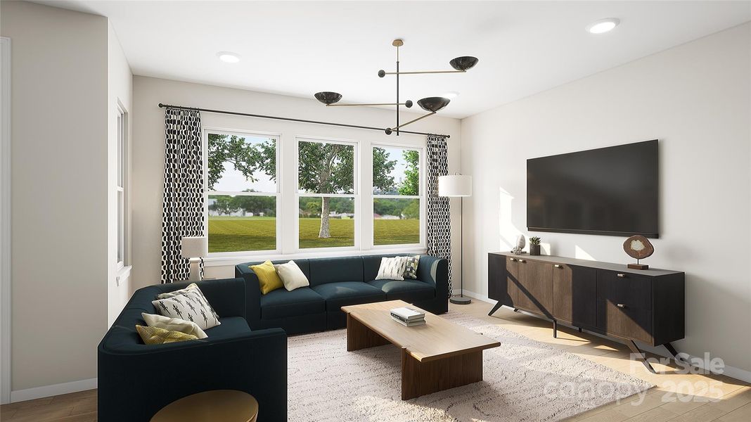 Large, Bright Windows Bath The Space in Natural Light. *Virtual Renderings | Actual Finishes, Structural Selections, and Orientation May Vary.