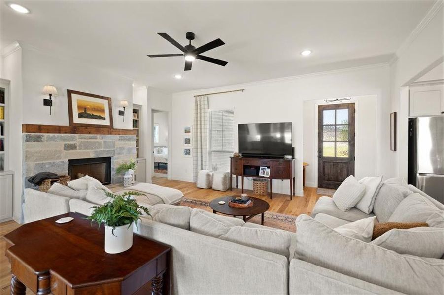 Furnished interior view inside a new home in , Springtown (Image 23). Furnished interior view inside a new home in , Springtown (Image 23).