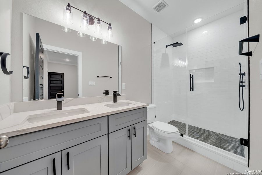 Furnished interior view inside a new home in , San Antonio (Image 4).