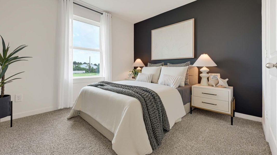 Furnished interior view inside a new home in Villarosa at Tamarron, Katy (Image 4).