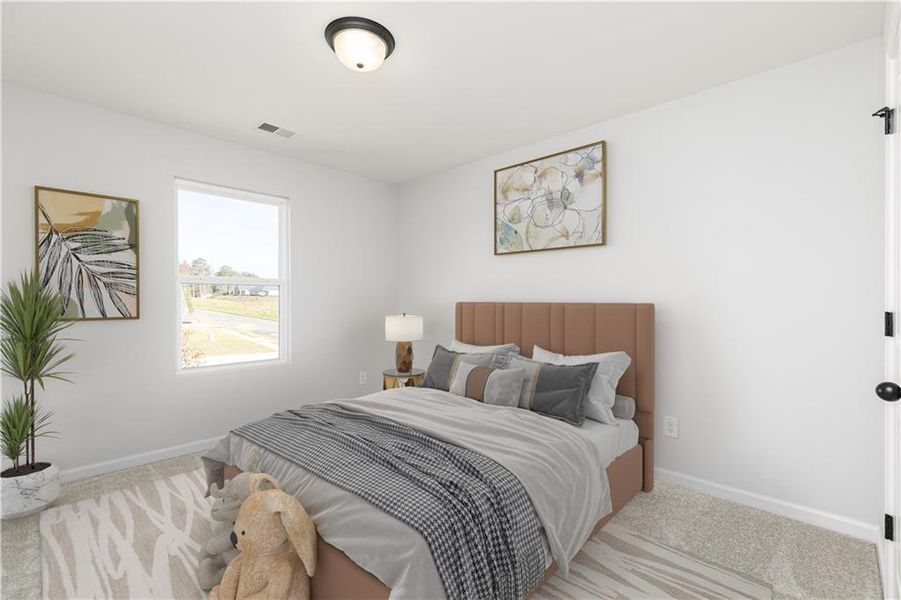 Furnished interior view inside a new home in Riverside Ridge, Lawrenceville (Image 11).