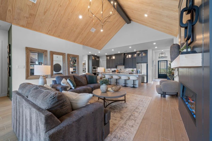 Furnished interior view inside a new home in Attwater, Waller (Image 13).