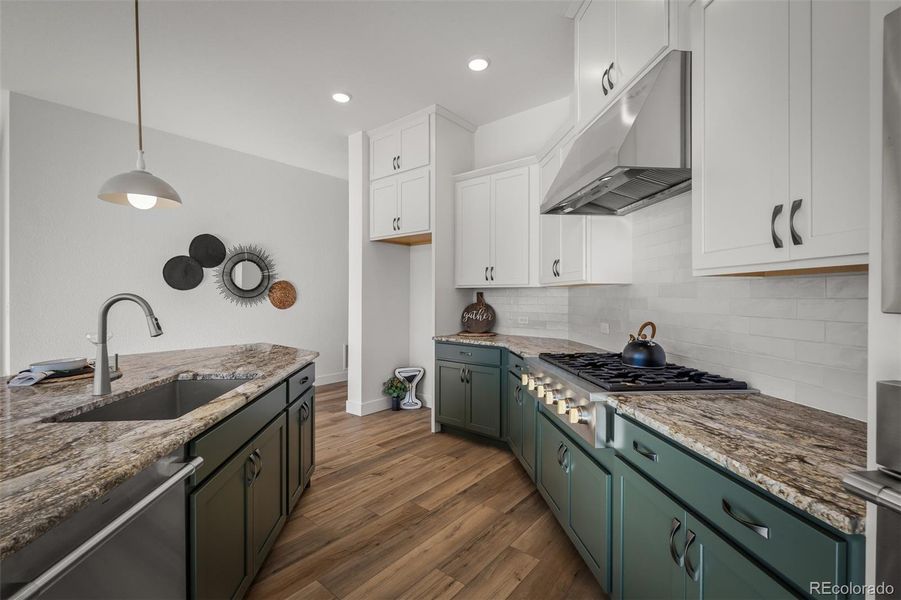 Furnished interior view inside a new home in Cloverleaf - Pinnacle Collection, Monument (Image 17).