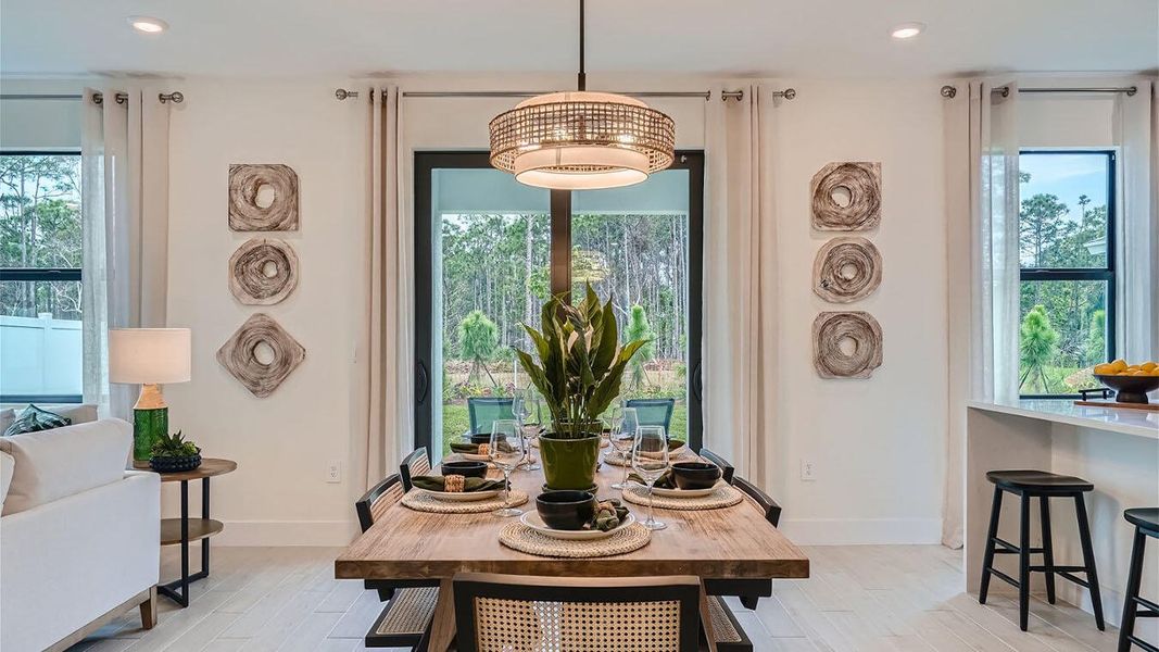 Galen Model dining room