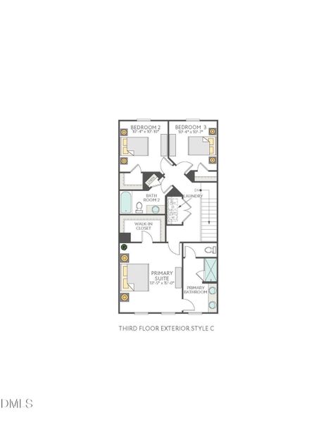 Twinleaf Townes - Plan 2 - Nola - 2219_F