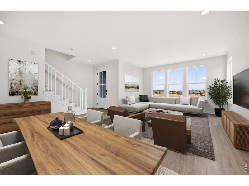 Furnished interior view inside a new home in , Erie (Image 10).
