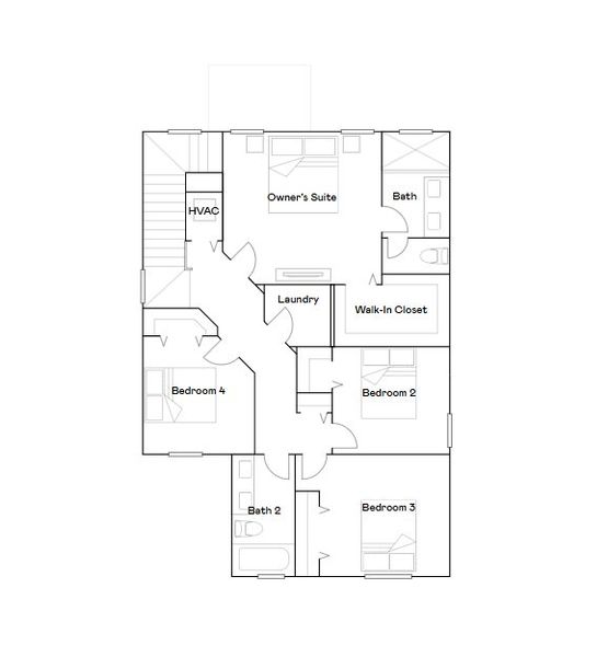 2D floor plan layout for the Lucena by Lennar in Altamira: Granada Collection, Homestead, FL (Image 26).