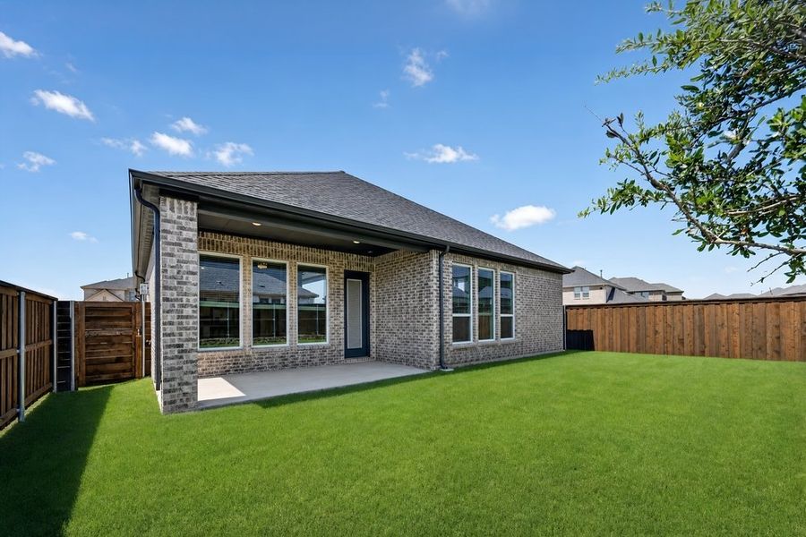 Exterior details and patio area of a home in The Ridge at Northlake, Northlake (Image 3). Exterior details and patio area of a home in The Ridge at Northlake, Northlake (Image 3).